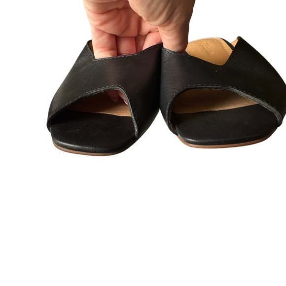 Madewell - The Erica Peep-Toe Mule in Leather Sz 7.5 - Picture 8 of 8